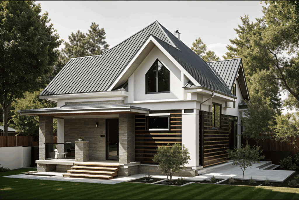 Большой дом из профилированного бруса XL30